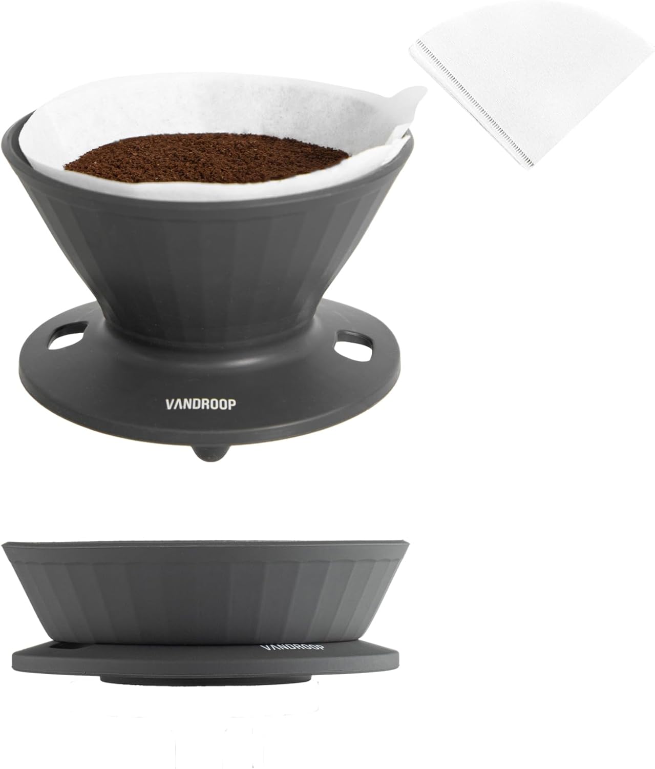Katlanabilir Silikon Kahve Damlatıcı (Dripper)